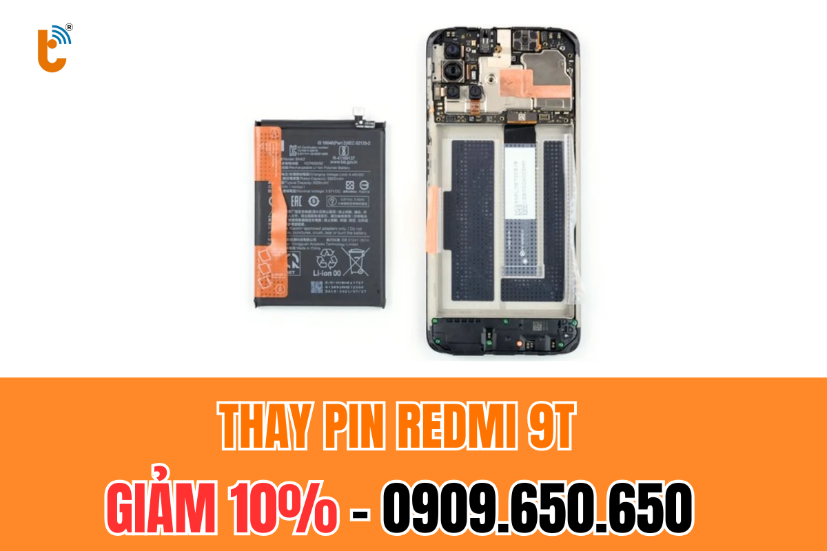 Dịch vụ thay pin Redmi 9T
